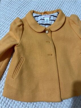 Janie and Jack Mustard Yellow toddlers Coat